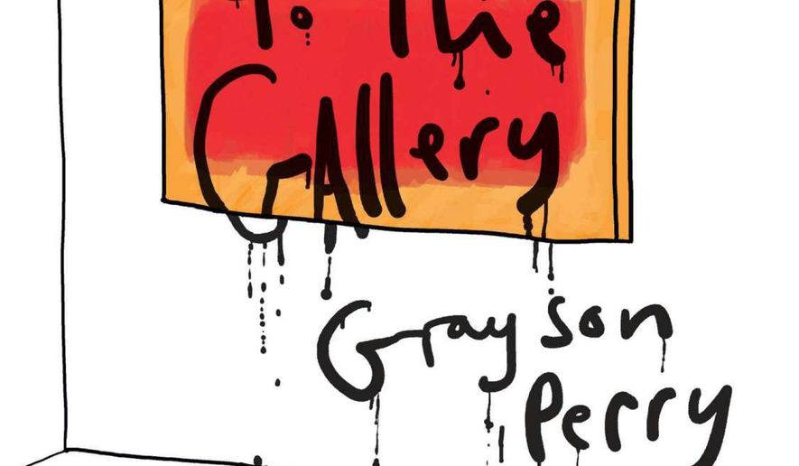 This photo provided by Penguin Books shows the cover of the book, "Playing to the Gallery," by author Grayson Perry. (Grayson Perry/Penguin Books via AP)