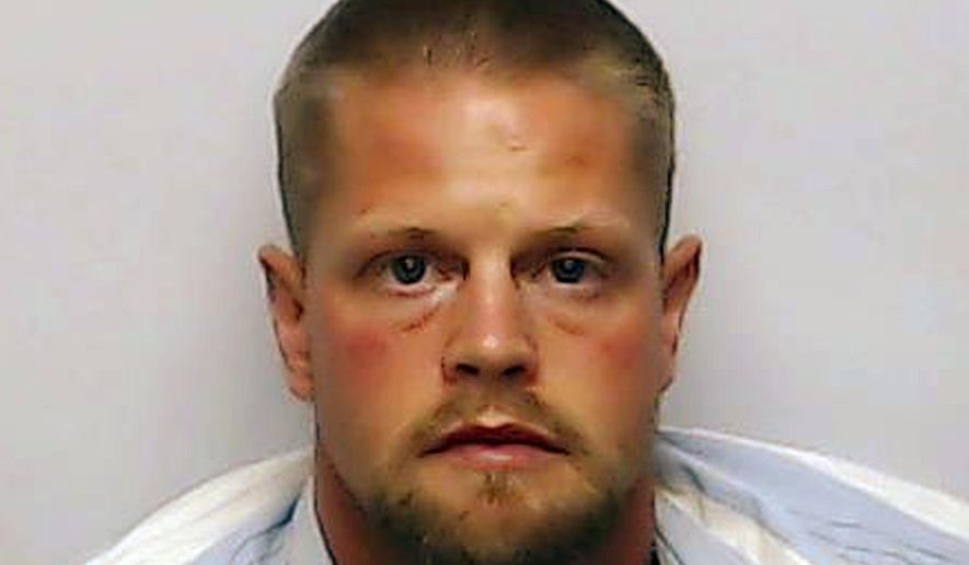 This photo provided May 5, 2015 by the Clark County, Indiana., Sheriff's Office shows Joseph Oberhansley, 37. A judge on Monday, May 4, 2015 added the charge of rape for the Indiana man who is accused of killing his ex-girlfriend and eating some of her internal organs. (Clark County Sheriff's Office via AP)