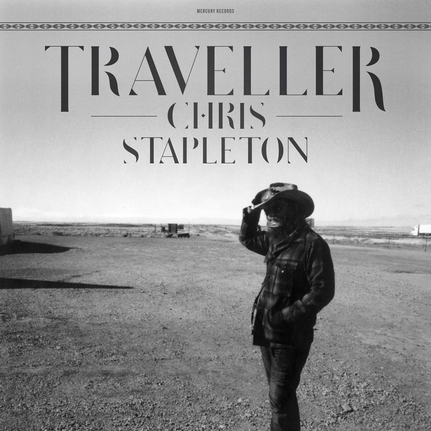 This CD cover image released by Mercury Records Nashville shows "Traveller," by Chris Stapleton. (Mercury Records Nashville via AP)
