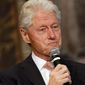 Former President Bill Clinton listens to a question after speaking at Georgetown University in Washington in this April 21, 2015, file photo. (AP Photo/Jacquelyn Martin, File)