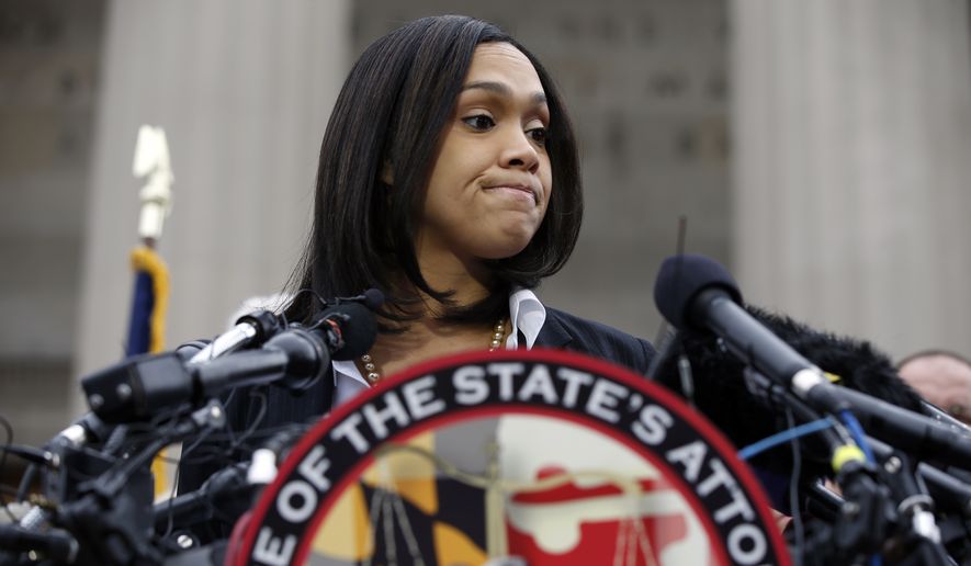 legal experts say Marilyn Mosby is in danger of running afoul of the Maryland Bar standards barring prejudicial conduct by prosecutors, or at the very least traveling down a well-worn path of failed celebrity prosecutions like those involving O.J. Simpson, George Zimmerman or the Duke lacrosse players. (Associated Press)