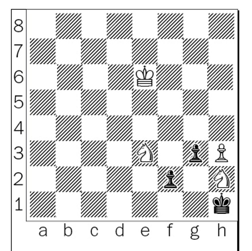 White to play and win, Afek 2005.