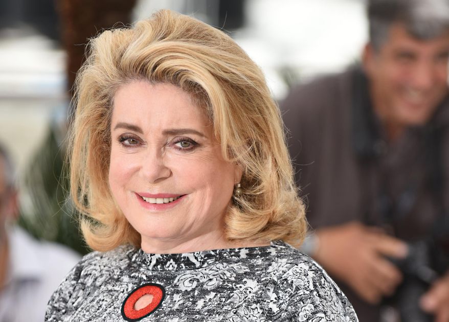Catherine Deneuve poses for photographers during a photo call for La Tete Haute (Standing Tall), at the 68th international film festival, Cannes, southern France, Wednesday, May 13, 2015. (Photo by Arthur Mola/Invision/AP)