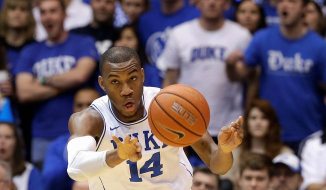 Maryland transfer Rasheed Sulaimon said his dismissal from the Duke program had nothing to do with a sexual assault allegation against him. (Associated Press)