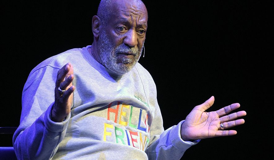 FILE - In this Friday, Nov. 21, 2014, file photo, Bill Cosby performs during a show at the Maxwell C. King Center for the Performing Arts in Melbourne, Fla. Cosby will visit Alabama for a two-day event aimed at highlighting schools in one of the poorest areas of the state. The comedian will speak in several cities across Alabama’s rural Black Belt region on May 14-15, 2015. (AP Photo/Phelan M. Ebenhack, File)