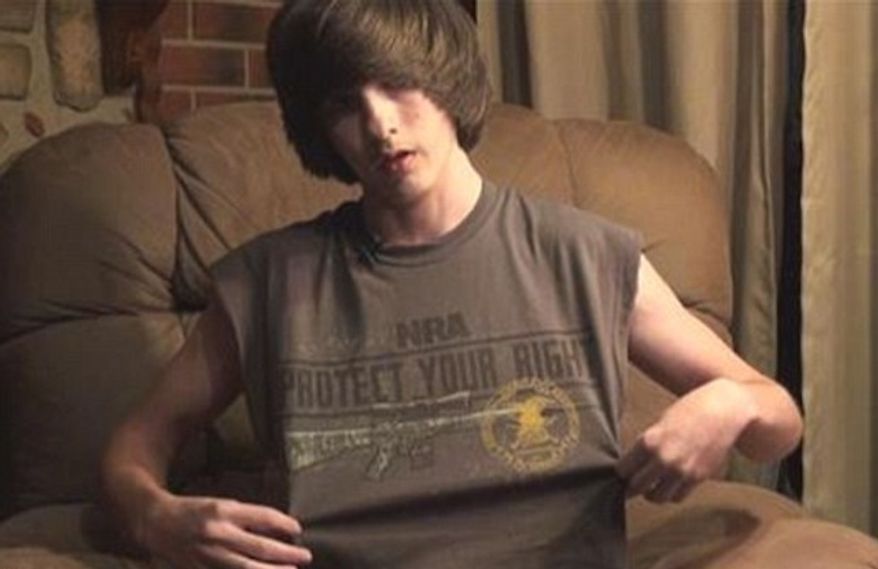 A West Virginia mother is suing the Logan County Board of Education for violating Jared Marcum&#39;s constitutional rights after he was charged and suspended for wearing an National Rifle Association T-shirt to school. (WBOY 12)