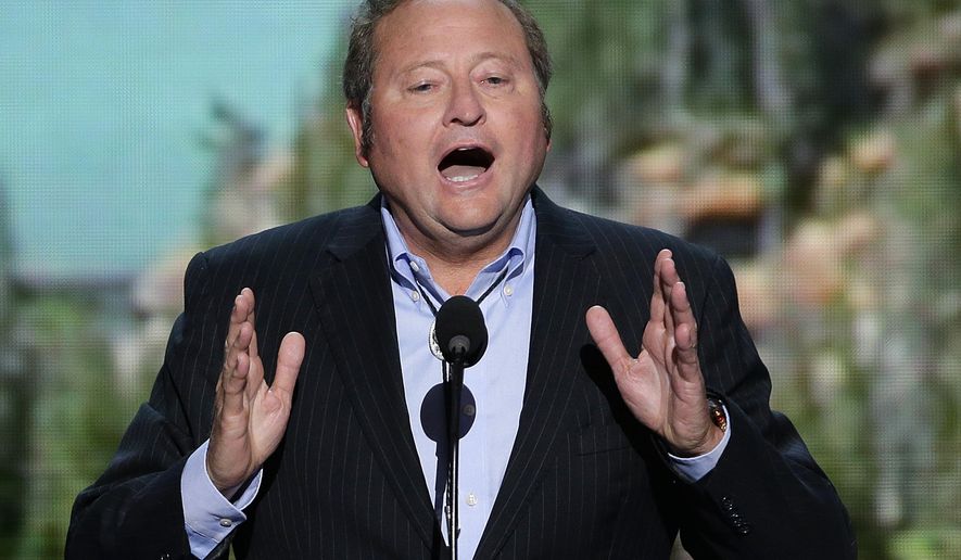 FILE - This Sept. 6, 2012 file photo Montana Gov. Brian Schweitzer addresses the Democratic National Convention in Charlotte, N.C. A court-appointed commission says a group including Schweitzer is not entitled to any compensation after its mining claims were taken to make way for a silver and copper mine. (AP Photo/J. Scott Applewhite,File)
