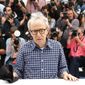 Director Woody Allen poses for photographers during a photo call for the film Irrational Man, at the 68th international film festival, Cannes, southern France, Friday, May 15, 2015. (Photo by Joel Ryan/Invision/AP)