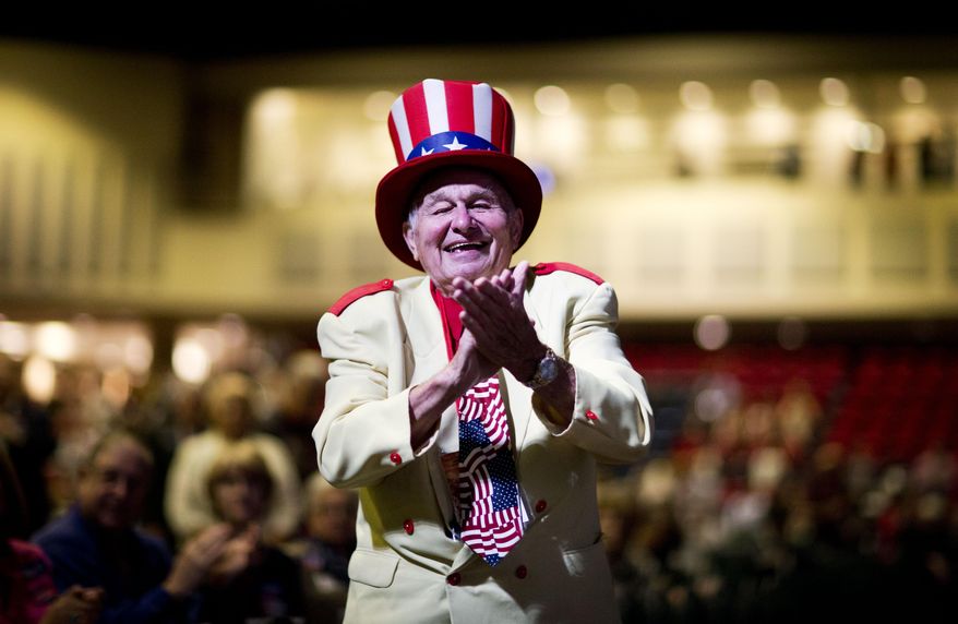 Oscar Poole of East Ellijay, Ga., applauds as Republican presidential candidate Sen. Marco Rubio, R-Fla., speaks at the Georgia Republican Convention, Friday, May 15, 2015, in Athens, Ga. Georgia Republicans will hear from three White House hopefuls, Rubio, New Jersey Gov. Chris Christie and Texas Sen. Ted Cruz as the party gathers for its annual convention Friday. The appearances come as Georgia Republicans look to raise their profile in the 2016 nominating contest. (AP Photo/David Goldman)