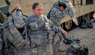 The National Women&#39;s Law Center is taking the U.S. military culture to task for being slow to integrate women into combat positions, but the pool of qualified females may in fact be limited. (Associated Press)
