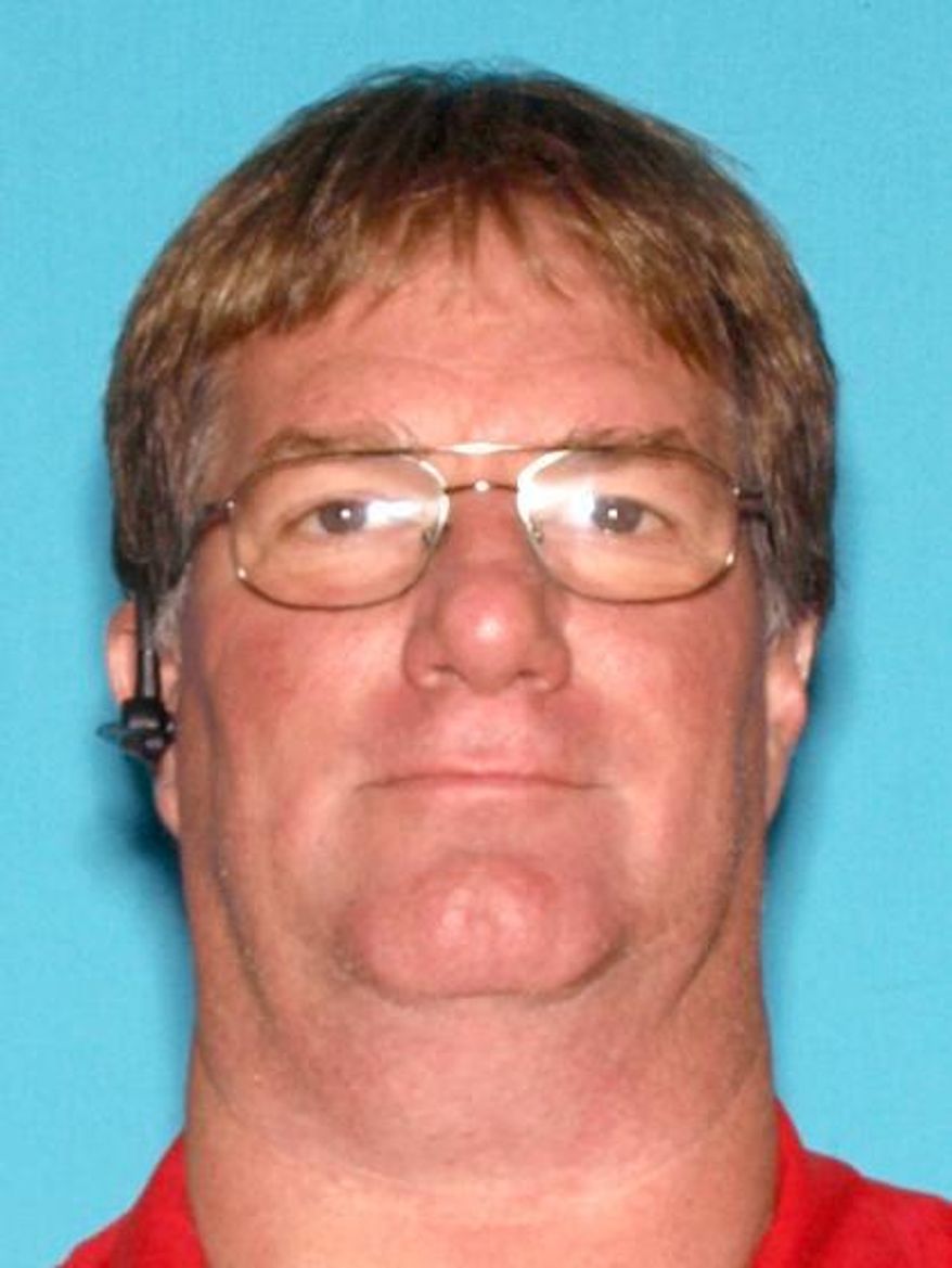 This undated photo provided by the New Jersey Office of the Attorney General shows Joseph Tiedeman. The New Jersey State Police are searching for Tiedeman who may have been involved with a fatal automobile accident that happened on Sunday, May 17, 2015, on Interstate 295 in Burlington County. (New Jersey Office of the Attorney General via AP)