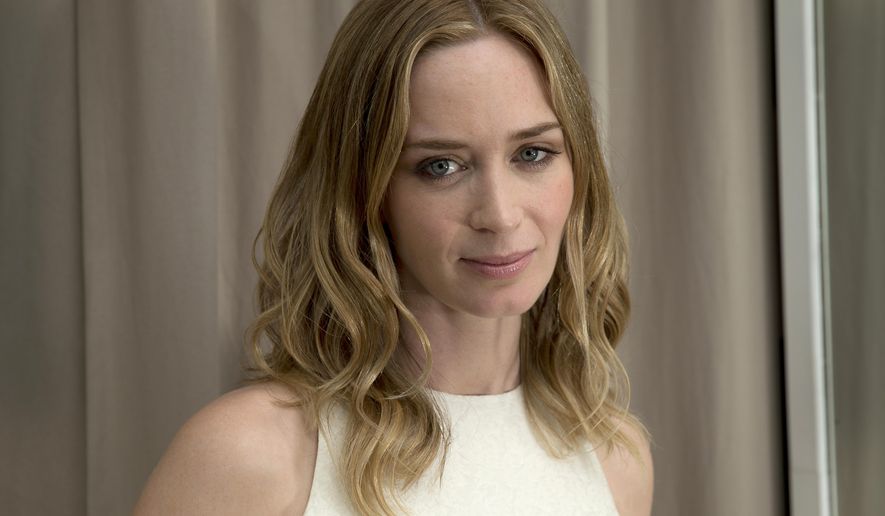 Actress Emily Blunt poses for a portrait at the 68th international film festival, Cannes, southern France, Wednesday, May 20, 2015. (Photo by Joel Ryan/Invision/AP)