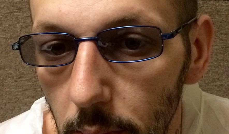 This booking photo provided by the Hagerstown, Md., Police Department shows Ernie Benjamin Chase. Chase has confessed to strangling his 17-year-old stepdaughter and concealing her naked body, Hagerstown police said in court documents released Friday, May 22, 2015. (Hagerstown Police Department via AP)