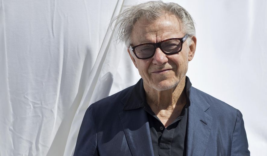 Actor Harvey Keitel poses for a photograph to promote the film Youth, at the 68th international film festival, Cannes, southern France, Wednesday, May 20, 2015. (AP Photo/Thibault Camus)