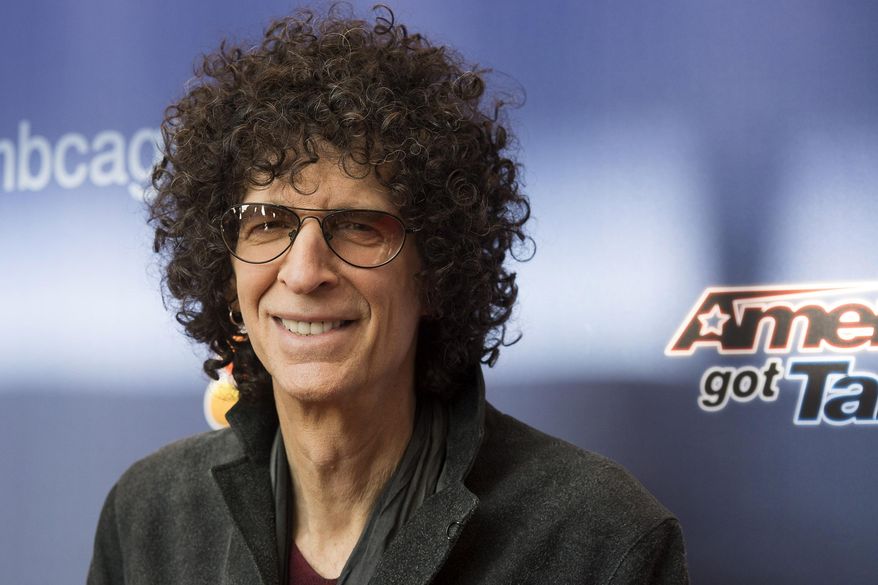 Howard Stern, a judge on NBC's "America's Got Talent," arrives at the Season 10 red-carpet kickoff at the New Jersey Performing Arts Center in Newark, N.J., on March 2, 2015. The 10th season premieres May 26 at 8 p.m. ET. (Charles Sykes/Invision/Associated Press) **FILE**