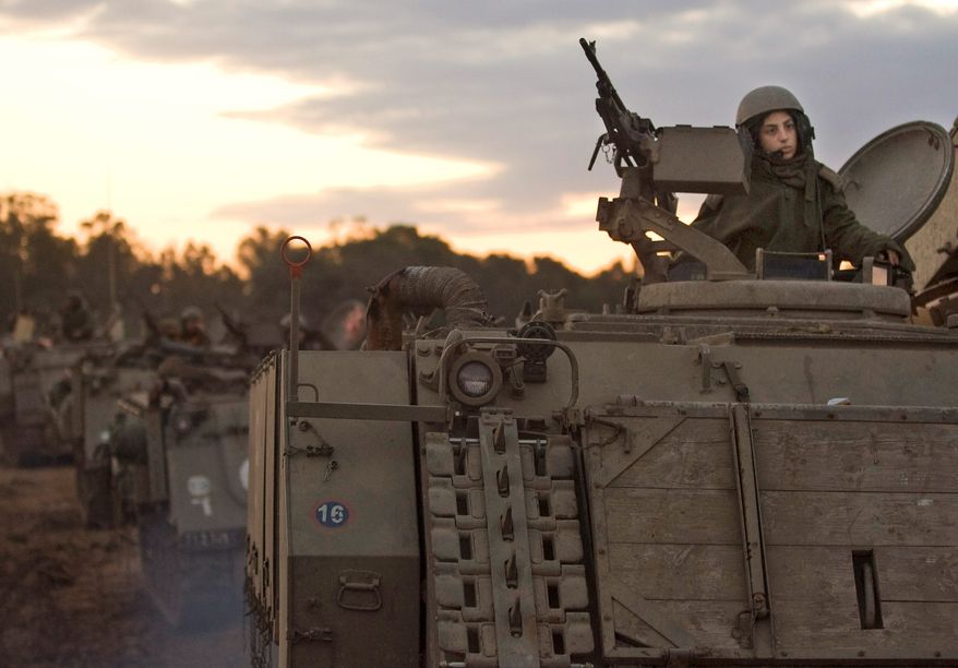 The image of the gun-toting Israeli female warrior is widely seen as the prototype of a gender-blind military. Reality is different. The Israeli Ynet news service last week reported that the Israel Defense Forces studied but rejected the suggestion of women in tanks. (Associated Press)