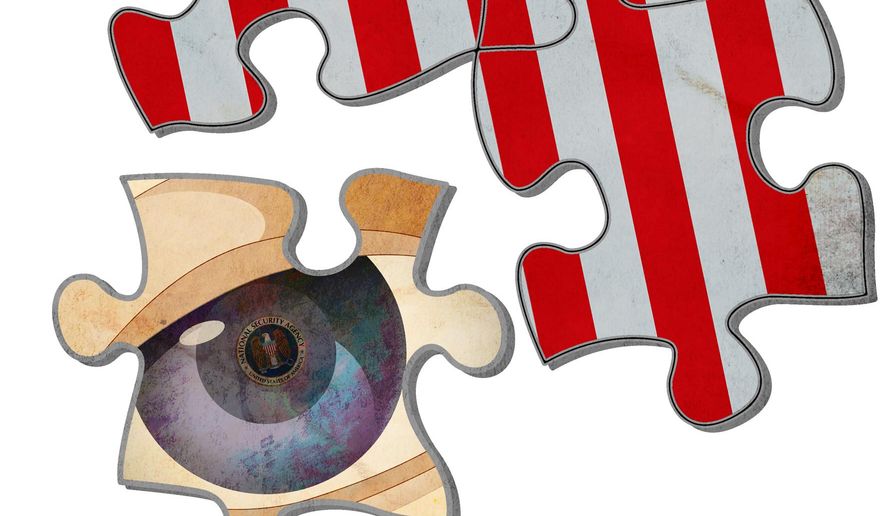Section 215 Not Fitting the Patriot Act Puzzle Illustration by Greg Groesch/The Washington Times