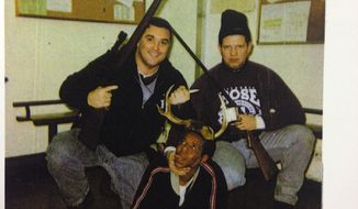 A photograph taken more than a decade ago that shows two smiling Chicago police officers posing over a black drug suspect has been rebuked by police superintendent Garry McCarthy after the Chicago Sun-Times published it on Tuesday. (Cook County court file via Chicago Sun-Times)