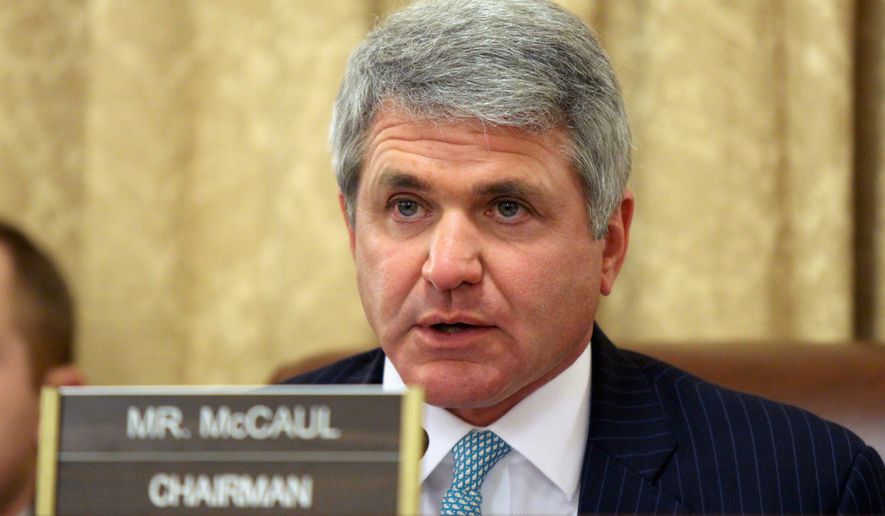House Homeland Security Chairman Rep. Mike McCaul. (Associated Press) ** FILE **