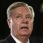 Sen. Lindsey Graham, South Carolina Republican and 2016 presidential candidate, speaks in Manchester, N.H., on June 3, 2015. (Associated Press) **FILE**