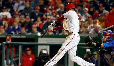 Nationals rookie outfielder Michael A. Taylor has seen his share of struggles at the plate this season, but he has cut down on his strikeouts and is getting more opportunities. (Associated Press)
