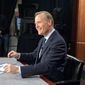 In this photo provided by CBS News, John Dickerson smiles during his debut as permanent host of &amp;quot;Face The Nation&amp;quot; on Sunday, June 7, 2015, in Washington. (Chris Usher/CBS via AP) ** FILE **