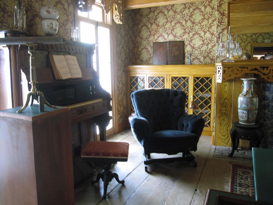 This October 2014 photo shows the interior of the Alice Austen House in the Staten Island borough of New York. Austen was a pioneering Victorian-era photographer whose images often challenged social conventions and gender roles. The museum is redefining its mission by championing tolerance and sending a contingent to march in New York's gay pride parade June 28. (AP Photo/Beth J. Harpaz)