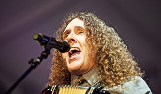 &quot;Weird Al&quot; Yankovic performs at The Governors Ball Music Festival at Randall&#39;s Island Park on Sunday, June 7, 2015 in New York.  (Associated Press)