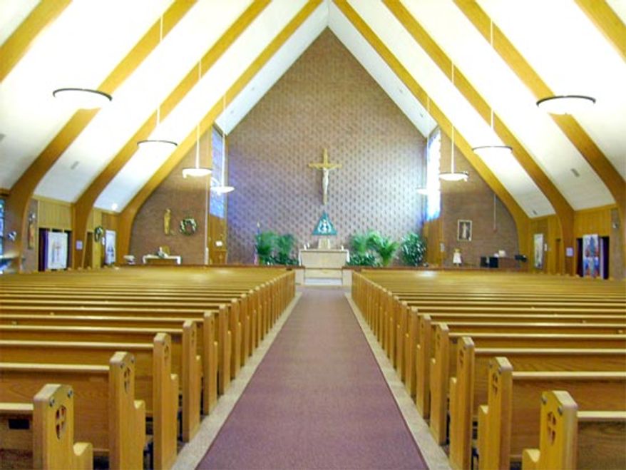 On Wednesday June 10, 2015, Massachusetts State Appeals Court Judge Judd Carhart heard arguments from the Catholic archdiocese and the protest group, the Friends of St. Frances X. Cabrini Church, as the group seeks to remain in the Scituate church while they appeal a lower court ruling that ordered them to vacate earlier this month. (Photo, stfrancesxcabriniscituate.org)