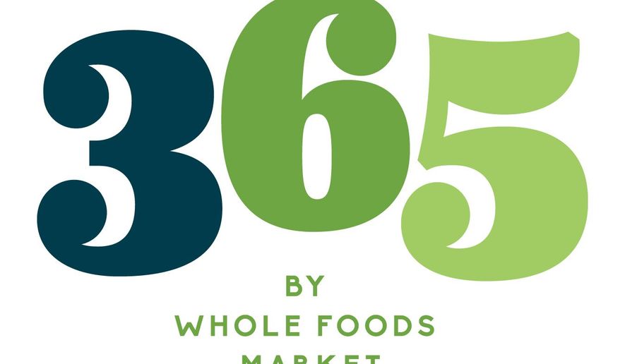 This image provided by Whole Foods shows the logo for 365 by Whole Foods Market, a new chain of smaller stores with lower prices, named after its &amp;quot;365&amp;quot; house brand. Co-CEO Walter Robb says the private-label products will “anchor” the store, but that it will also have a selection of “curated” products, including national brand name products. (Whole Foods via AP)