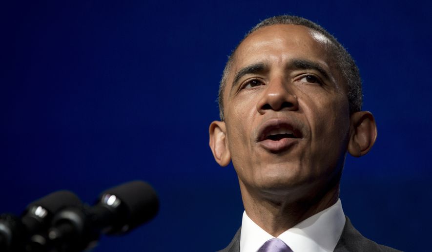 President Obama speaks in Washington on June 9, 2015. (Associated Press) **FILE**