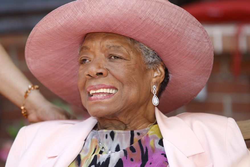 Writer Maya Angelou is seen here at her home in Winston-Salem, N.C., on May 20, 2010. (Associated Press) **FILE**