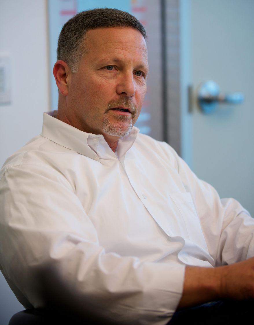 This Feb. 25 2015 photo provided by eBay shows the company’s security chief Rick Orloff, at the eBay headquarters in San Jose, Calif. Orloff, 53, a former private investigator, joined eBay Inc. from Apple Inc. last August, just three months after the company asked 145 million users to change their passwords after a data breach. (Adam Kohler/eBay via AP)