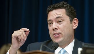 House Oversight and Government Reform Committee Chairman Rep. Jason Chaffetz, R-Utah speaks on Capitol Hill in Washington, Tuesday, June 16, 2015, during the committee&#x27;s hearing  on the Office of Personnel Management (OPM) data breach. (AP Photo/Cliff Owen) ** FILE **