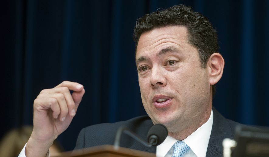 House Oversight and Government Reform Committee Chairman Rep. Jason Chaffetz, R-Utah speaks on Capitol Hill in Washington, Tuesday, June 16, 2015, during the committee&#39;s hearing  on the Office of Personnel Management (OPM) data breach. (AP Photo/Cliff Owen) ** FILE **