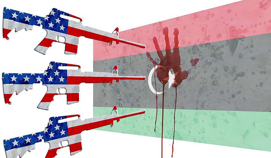 What if American Weapons Killed in Benghazi Illustration by Greg Groesch/The Washington Times