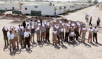 MEK residents at Camp Liberty in Iraq