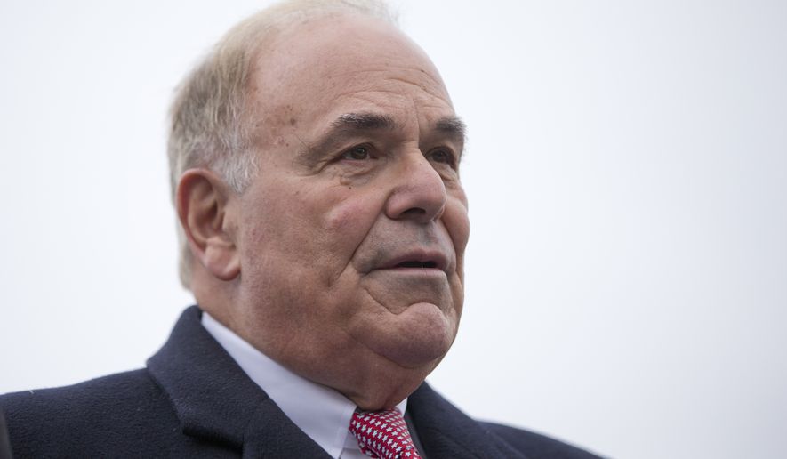 Former Pennsylvania Gov. Ed Rendell stands at the state Capitol in Harrisburg, Pa., on Tuesday, Jan. 20, 2015. (AP Photo/Matt Rourke) ** FILE **