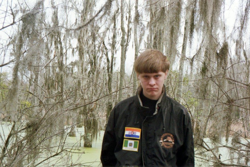 Dylann Roof in this photo posted on Facebook.