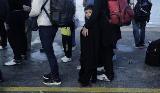 Syria overtook Afghanistan to become the world&#39;s biggest source of refugees last year, while the number of people forced from their homes by conflicts worldwide rose to a record 59.5 million, the United Nations&#39; refugee agency said Thursday, June 18, 2015. (AP Photo/Petros Giannakouris, File)