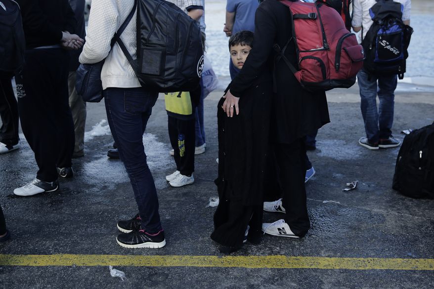 Syria overtook Afghanistan to become the world&#39;s biggest source of refugees last year, while the number of people forced from their homes by conflicts worldwide rose to a record 59.5 million, the United Nations&#39; refugee agency said Thursday, June 18, 2015. (AP Photo/Petros Giannakouris, File)