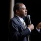 Republican presidential candidate Ben Carson speaks at the Road to Majority 2015 convention in Washington, Friday, June 19, 2015. (AP Photo/Pablo Martinez Monsivais) ** FILE **