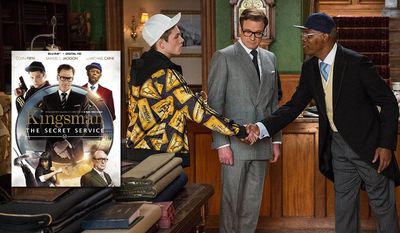 Taron Egerton, Colin Firth and Samuel L. Jackson star in Kingsman: The Secret Service, now on Blu-ray. (Courtesy 20th Century Fox Home Entertainment)