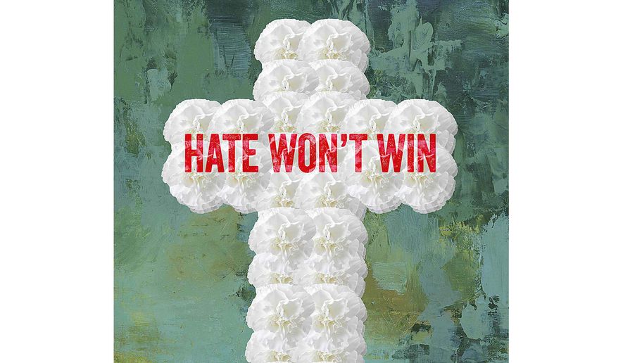 Flower Memorial Illustration by Greg Groesch/The Washington Times