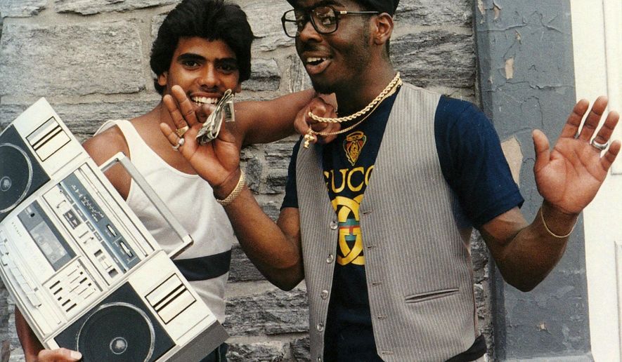 This image released by CNN Films shows a scene from "Fresh Dressed," a new documentary that explores the roots of hip-hop fashion, from southern plantation culture and the rise of Little Richard to the gang warfare of the burned-out, 1970s South Bronx and knockoff king Dapper Dan in Harlem. (CNN Films via AP)
