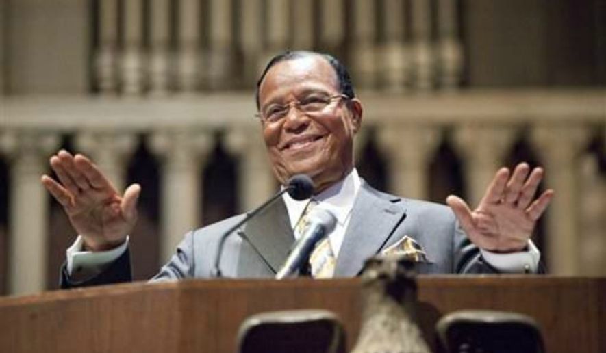 Louis Farrakhan, leader of the Nation of Islam. (Associated Press) ** FILE **