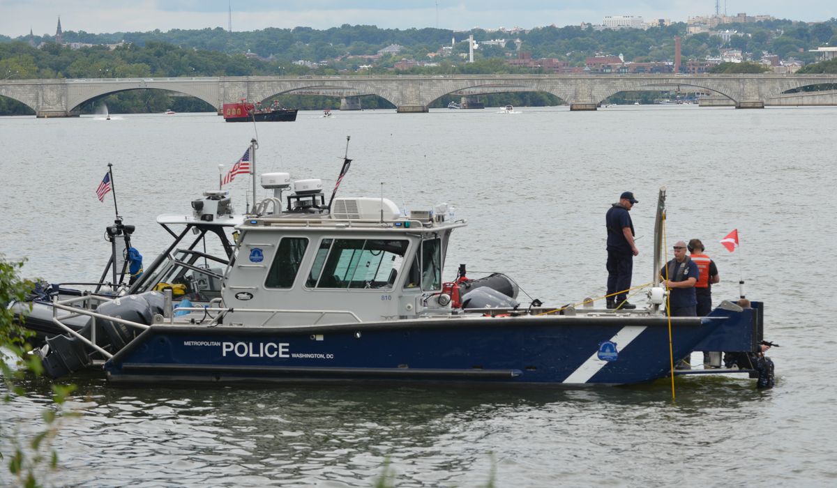 NextImg:Woman who drove into Potomac River successfully rescued