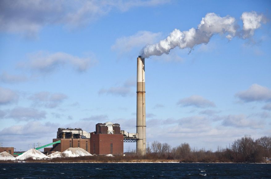 This Dec. 13, 2010, file photo shows CMS Energy Corp.&#39;s B.C. Cobb Plant in Muskegon, Mich. (Jeffrey Ball, The Muskegon Chronicle via AP) ** FILE **