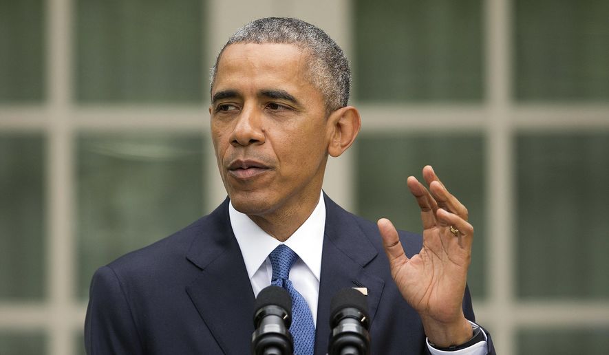 President Obama at the White House. (AP Photo) ** FILE ** 