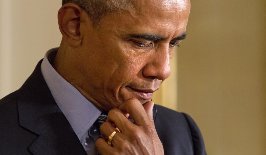 President Obama insisted again Tuesday that he was not wedded to an agreement at any cost and threatened outright to &quot;walk away&quot; if Iran reneges on the parameters of an April interim agreement in Lausanne, Switzerland, with the so-called P5+1 negotiating group that also comprises Britain, France, China, Russia and Germany. (Associated Press)